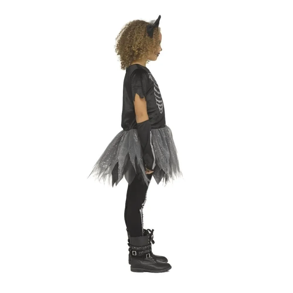 Nwt Hallowen Girl Skeleton CHILD Girls Costume NEW Dress